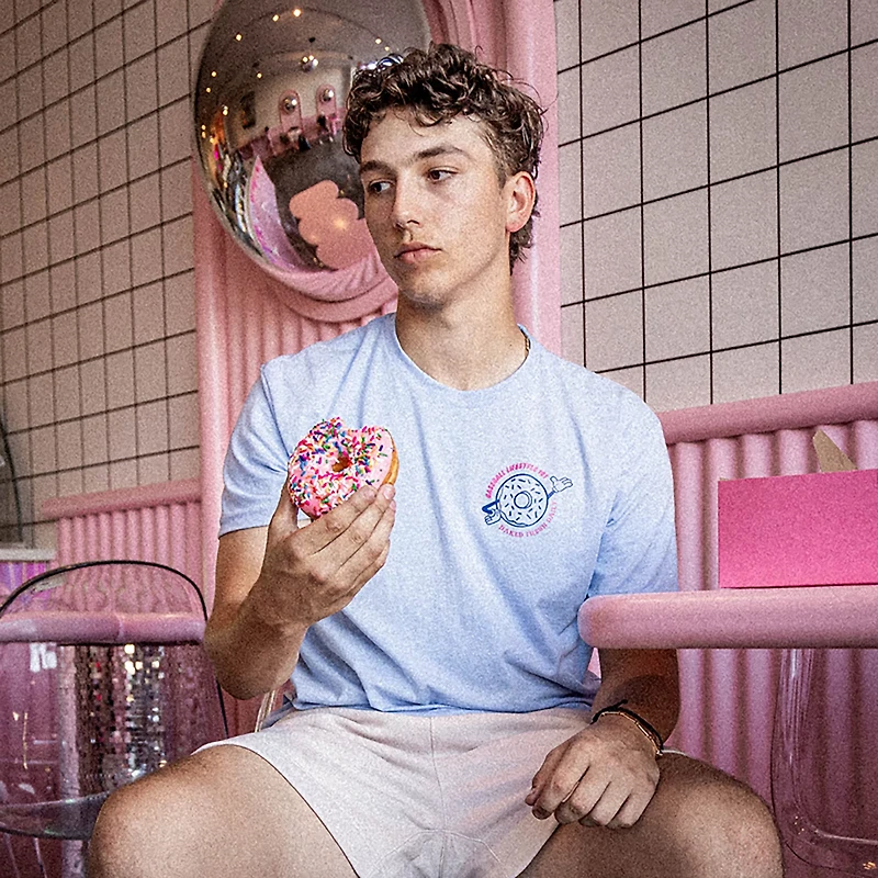 Baseball Lifestyle 101 Adult Donut Graphic T-shirt