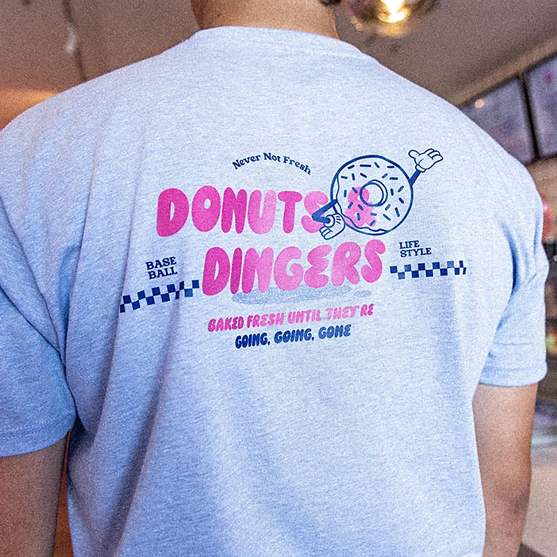 Baseball Lifestyle 101 Adult Donut Graphic T-shirt