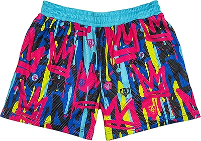 Baseball Lifestyle 101 Youth Graffiti Crown Shorts 5