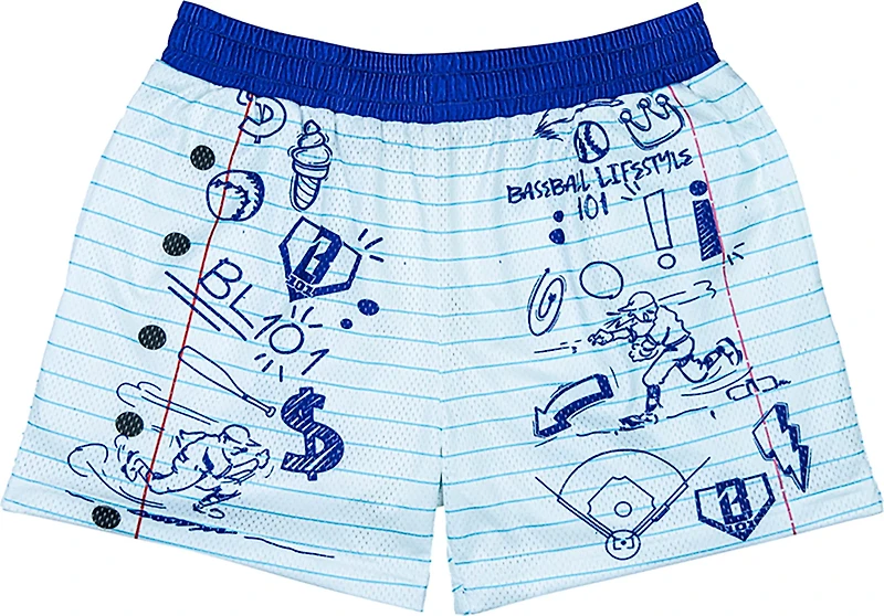 Baseball Lifestyle 101 Youth Doodle Shorts 5