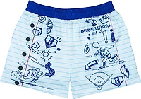 Baseball Lifestyle 101 Youth Doodle Shorts 5
