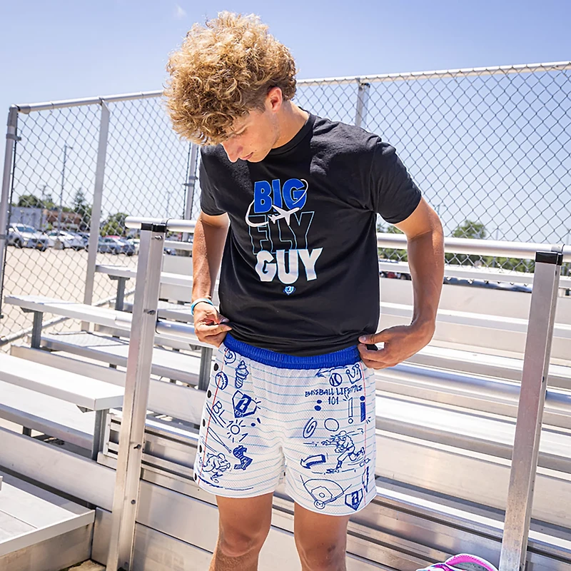 Baseball Lifestyle 101 Youth Doodle Shorts 5
