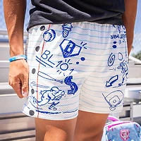 Baseball Lifestyle 101 Youth Doodle Shorts 5