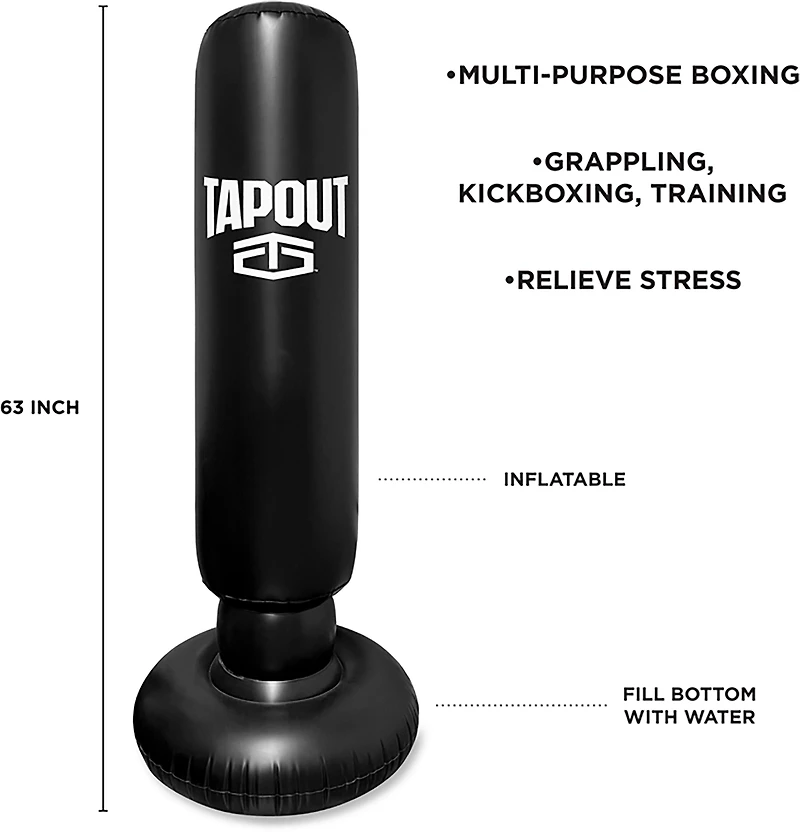TapouT 63 in Inflatable Punching Bag