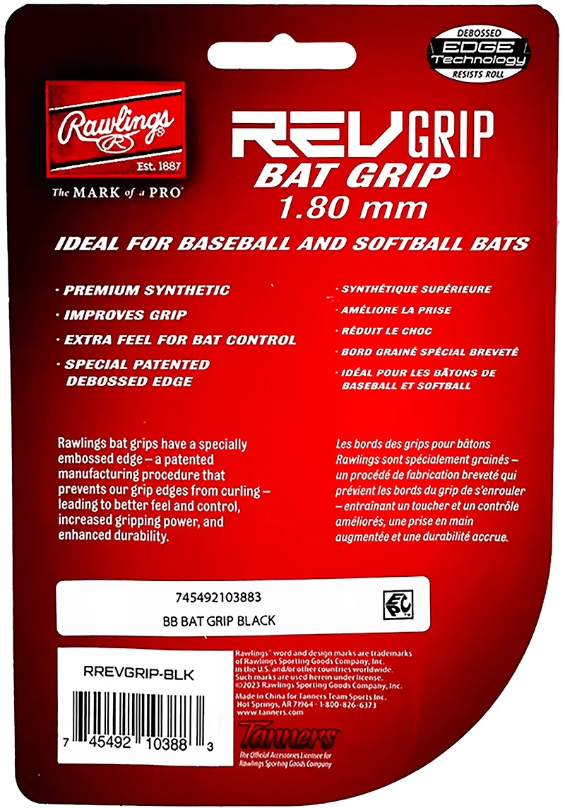 Rawlings REVGrip 1.8 mm Bat Grip