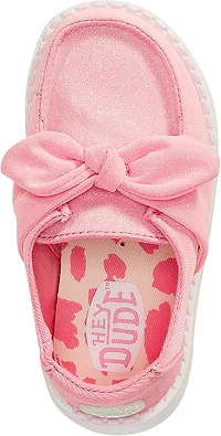 Hey Dude Toddler Girls' Wendy Bow Stardust Shoes