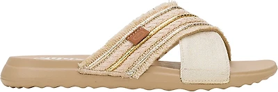 Hey Dude Women's Christi Slide Novelty Fringe Sandals