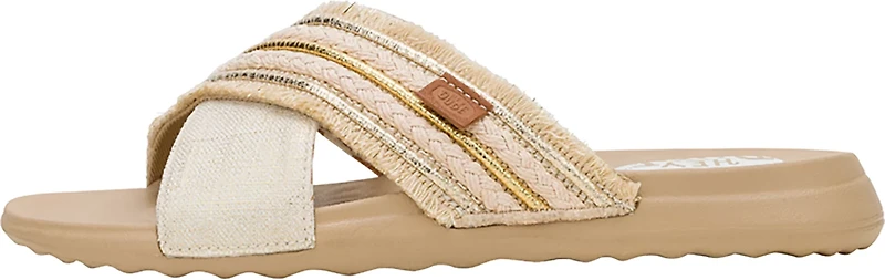 Hey Dude Women's Christi Slide Novelty Fringe Sandals