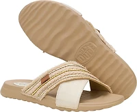 Hey Dude Women's Christi Slide Novelty Fringe Sandals