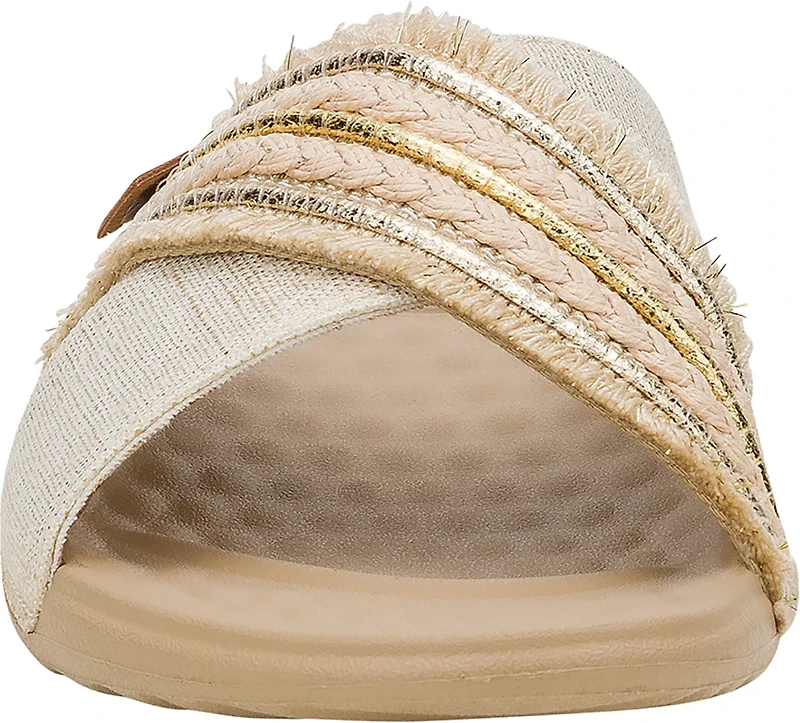 Hey Dude Women's Christi Slide Novelty Fringe Sandals