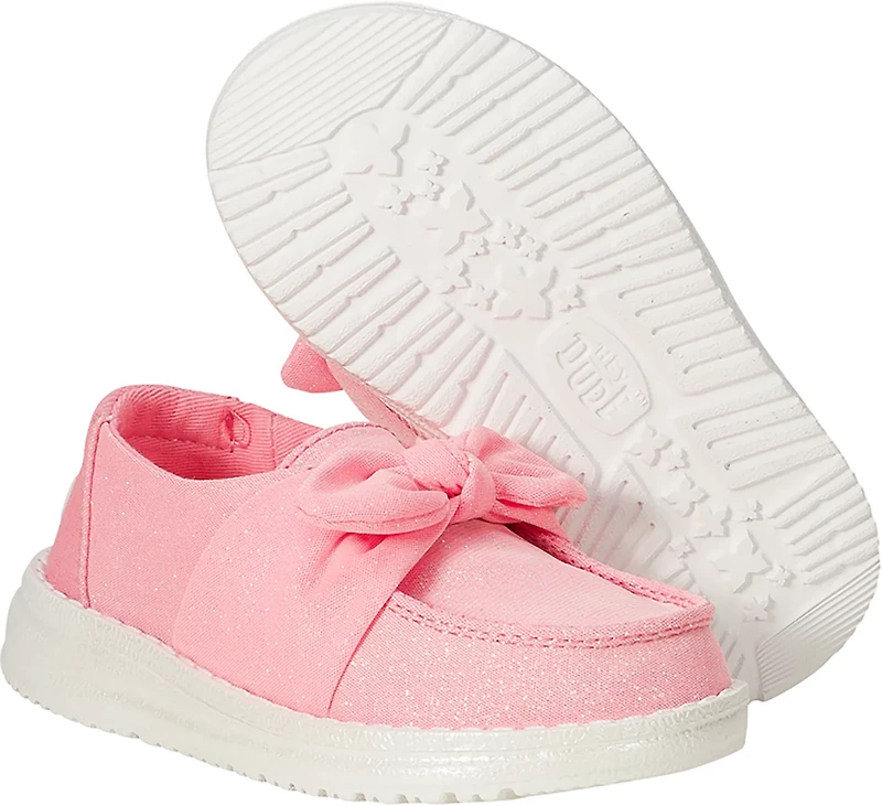 Hey Dude Toddler Girls' Wendy Bow Stardust Shoes