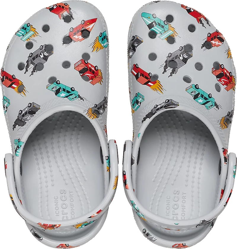 Crocs Kids' Classic Race Cars Graphic Clog TD