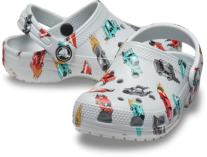Crocs Kids' Classic Race Cars Graphic Clog TD