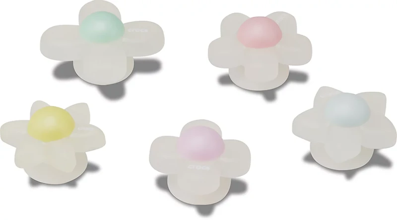 Crocs Jibbitz Iridescent Flowers 5-Pack