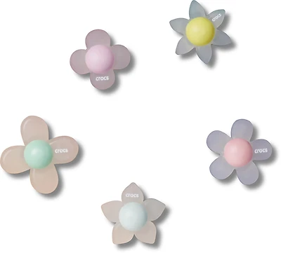 Crocs Jibbitz Iridescent Flowers 5-Pack