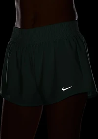 Nike Women's One Dri-FIT Mid-Rise Shorts 3in