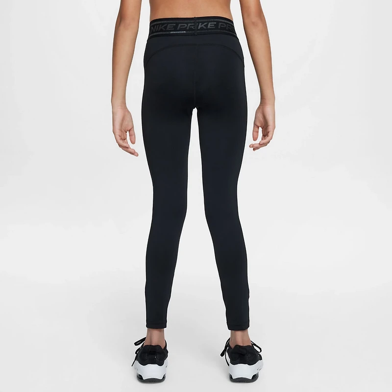 Nike Girls' Pro Dri-FIT Mid-Rise Leggings