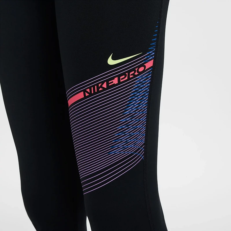 Nike Girls' Pro Dri-FIT Mid-Rise Leggings