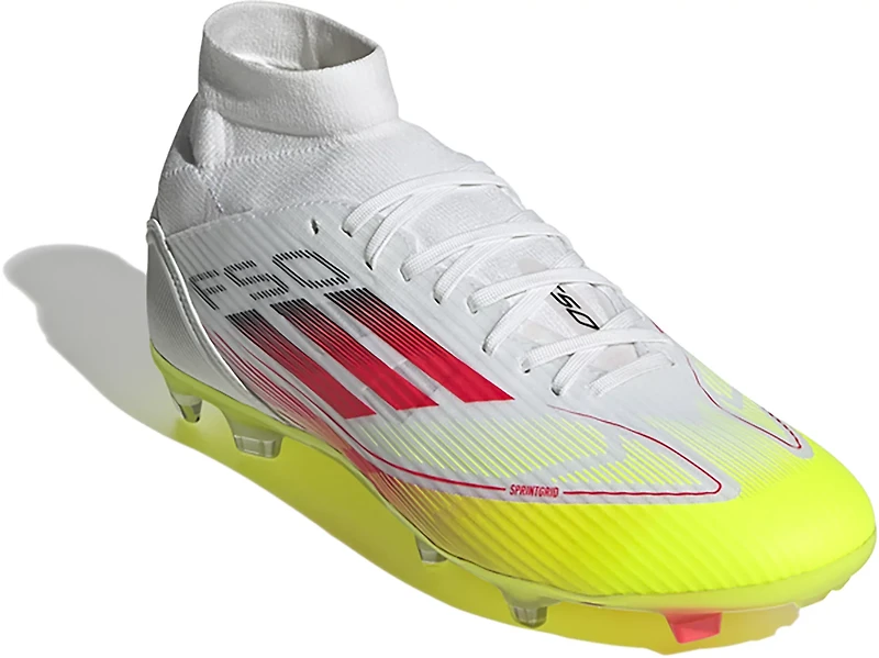 adidas Adult F50 League Mid FG/MG Soccer Cleats