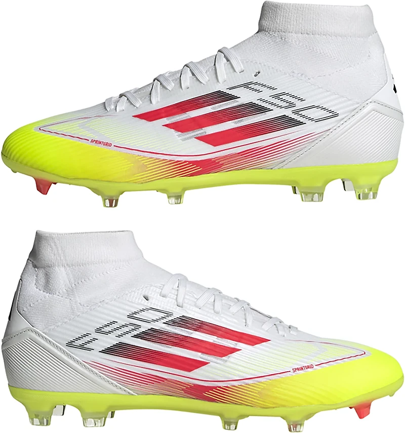 adidas Adult F50 League Mid FG/MG Soccer Cleats