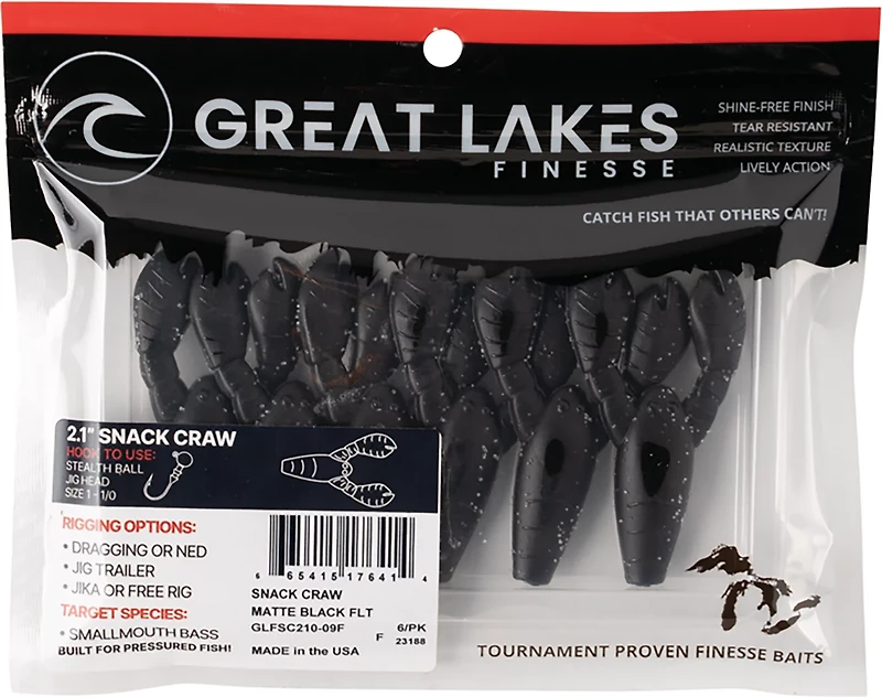 Great Lakes Finesse 2-1/10 Floating Snack Craw