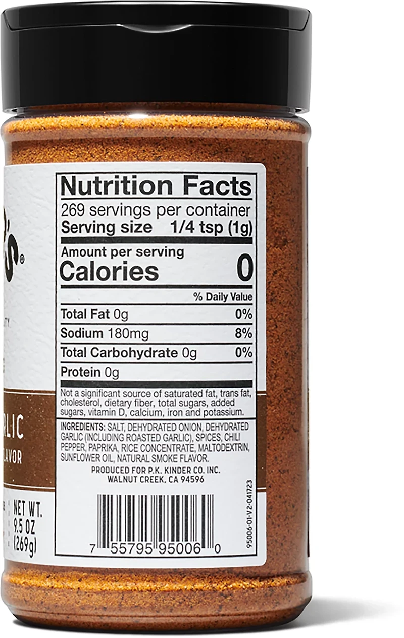 Kinder's Woodfired Garlic Seasoning 9.5 oz