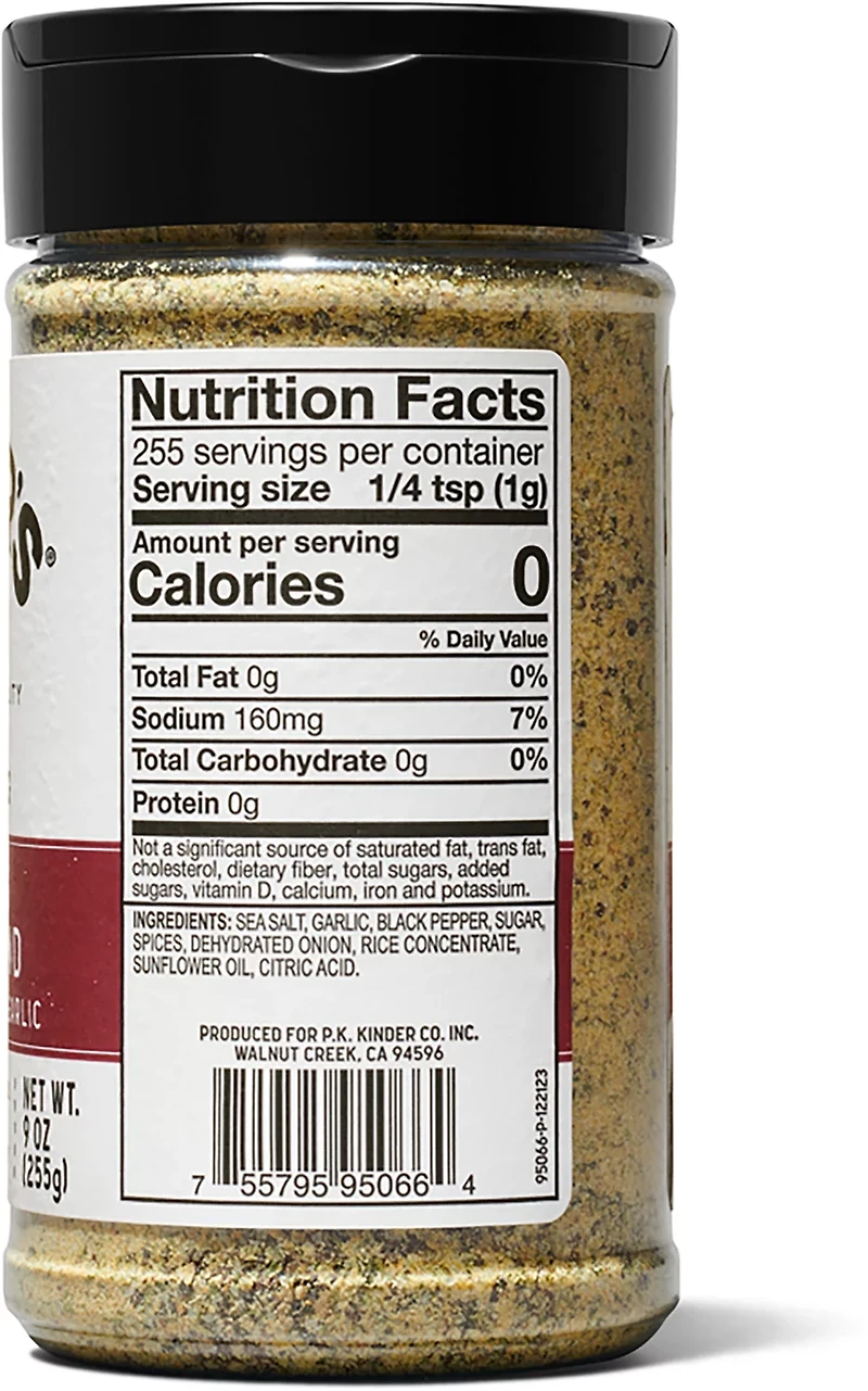 Kinder's Butcher's Burger Blend Seasoning 9 oz