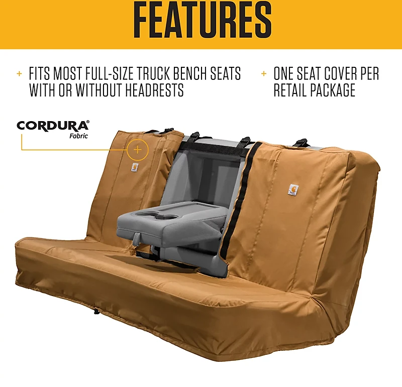Carhartt Universal Fit Duck Bench Seat Cover