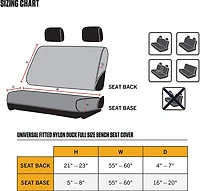 Carhartt Universal Fit Duck Bench Seat Cover