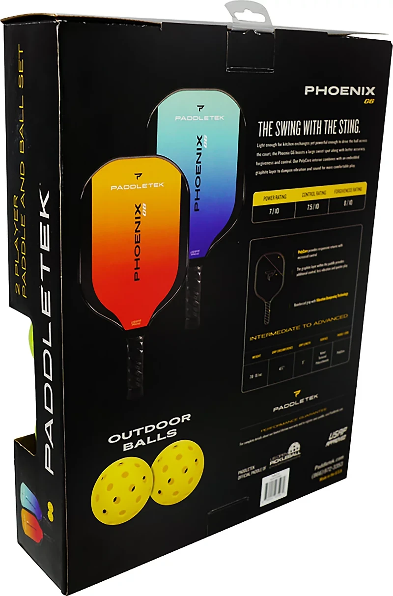 Paddletek Phoenix G6 Pickleball Bundle