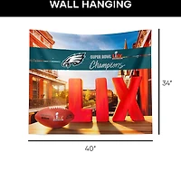 The Northwest Eagles '25 Super Bowl LIX Wall Hanging 34"x40"