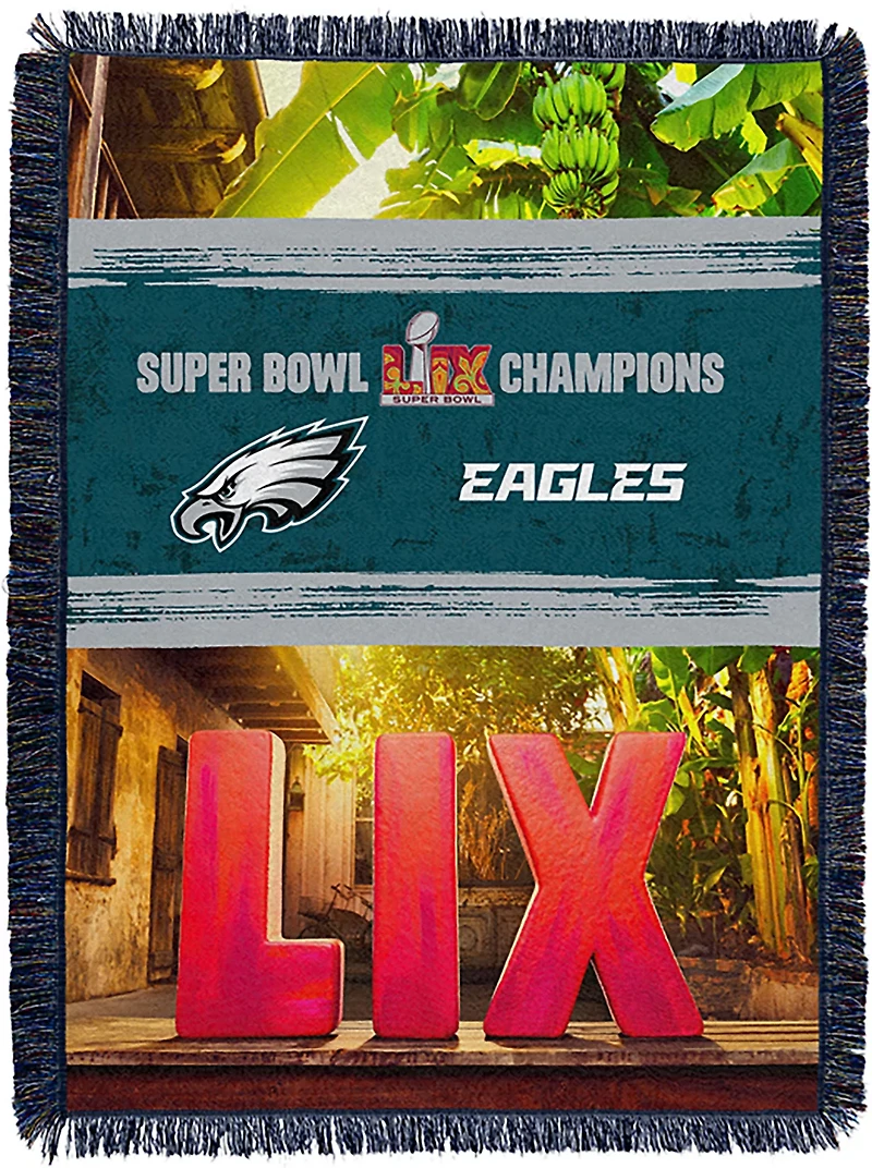 The Northwest Eagles '25 Super Bowl LIX Throw Blanket 48"x60"