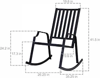 Mosaic Traditional Rocking Chair