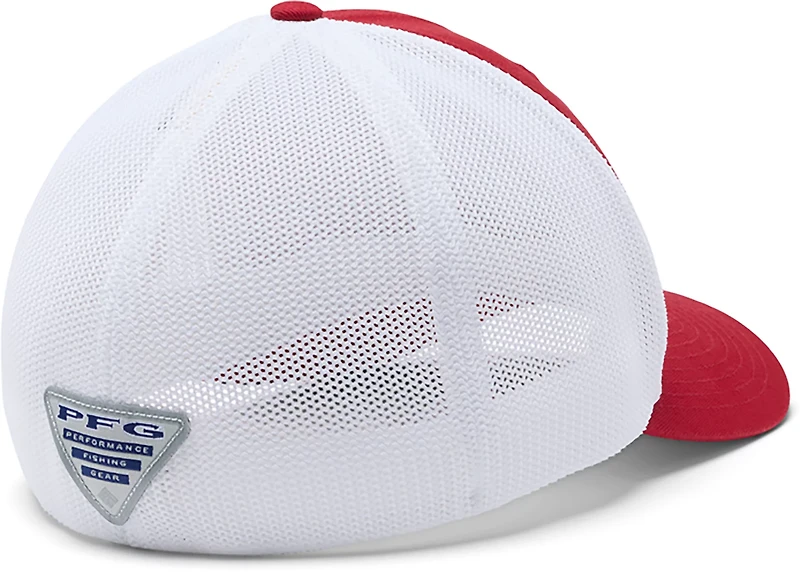 Columbia Sportswear Men's University of Oklahoma PFG Mesh Hooks Ball Cap