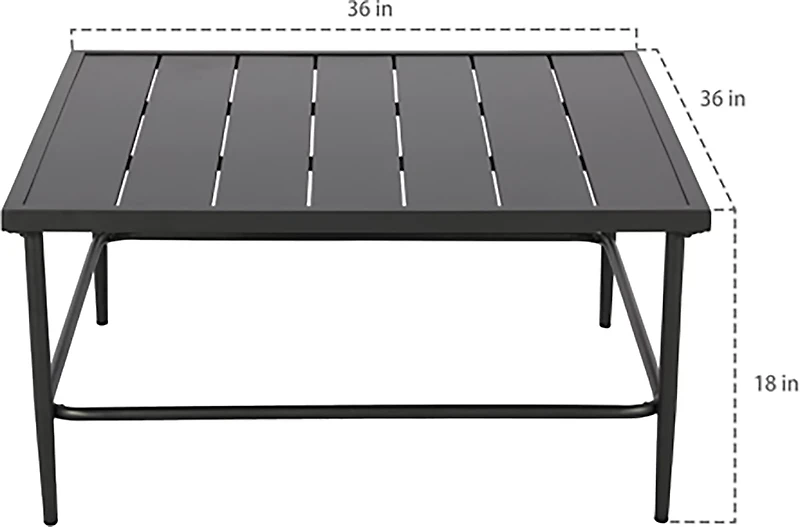 Mosaic Livingston 4-Piece Garden Conversation Set