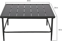 Mosaic Livingston 4-Piece Garden Conversation Set