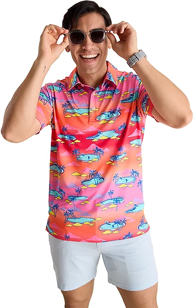 Chubbies Men's The Offsite '24 Performance Polo Shirt