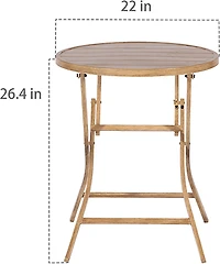 Mosaic Vanderwood 3-Piece Folding Bistro Set