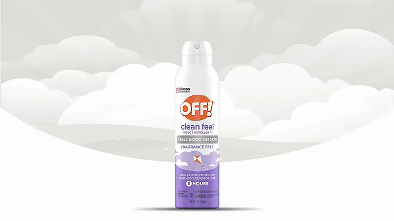 OFF! Clean Feel 5 oz Insect Repellent Aerosol Spray
