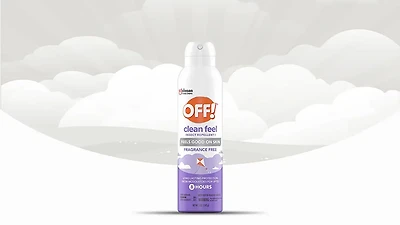OFF! Clean Feel 5 oz Insect Repellent Aerosol Spray