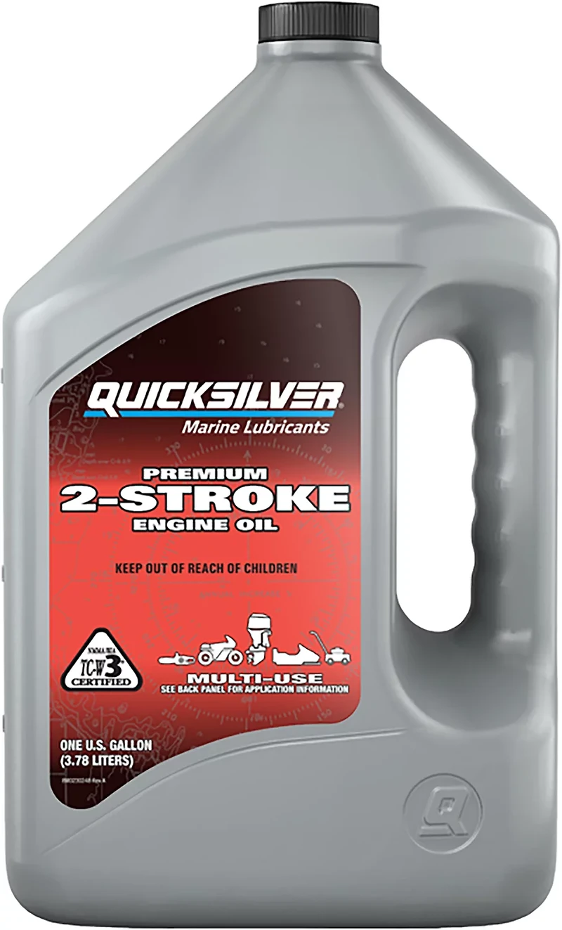 Quicksilver Premium 2-Stroke TC-W3 Oil 1 gal