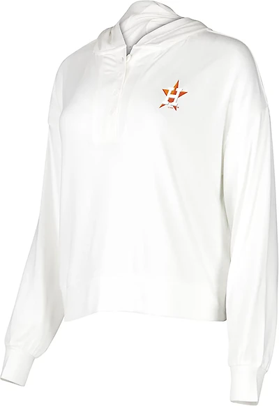 Concepts Sport Women's Houston Astros Quartz Long Sleeve Hooded Top