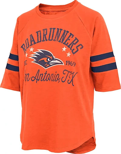Three Square Women's University of Texas at San Antonio Harlow Waist Length Vintage T-shirt