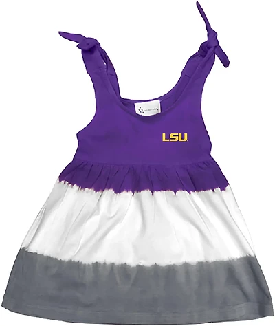 Two Feet Ahead Toddler Girls' Louisiana State University Tie Dye Sundress