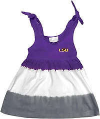 Two Feet Ahead Toddler Girls' Louisiana State University Tie Dye Sundress