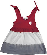 Two Feet Ahead Toddlers' Indiana University Tie Dye Sundress