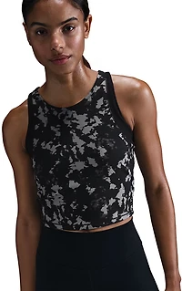 Nike Women's One Fitted Dri-FIT Cropped Printed Tank Top