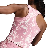 Nike Women's One Fitted Dri-FIT Cropped Printed Tank Top