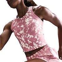 Nike Women's One Fitted Dri-FIT Cropped Printed Tank Top