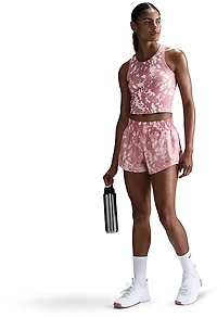 Nike Women's One Fitted Dri-FIT Cropped Printed Tank Top